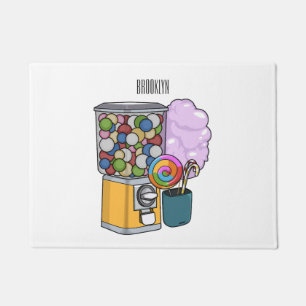 Paillasson Illustration de dessin de bonbon