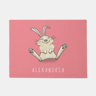 Paillasson Illustration de dessin de lapin lapin mou