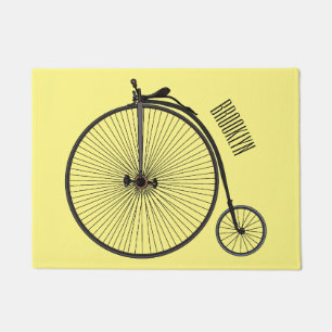 Paillasson Illustration de la bande dessinée de vélo à grande