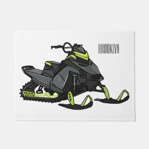 Paillasson Illustration de motoneige