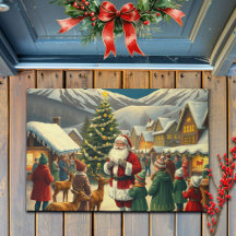 Illustration de Noël Vintage