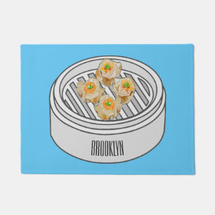 Paillasson Illustration de Shumai dim sum