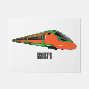 Paillasson Illustration du train à balles