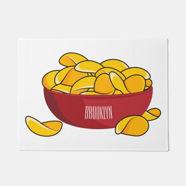 Paillasson Illustration d'une puce de pomme de terre (Devant)