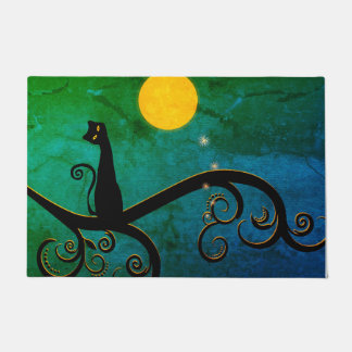 Paillasson Illustration Whimsical Cat