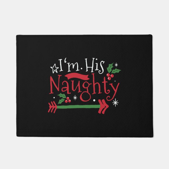 Paillasson "I'm His Naughty (Devant)