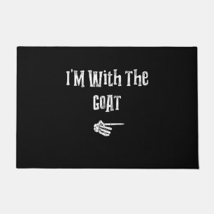 Paillasson I'm With Goat Halloween Costume Funny