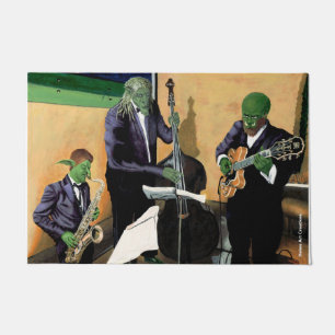 Paillasson Imaginaire Jazz Blues Musicien Musique Art Doormat