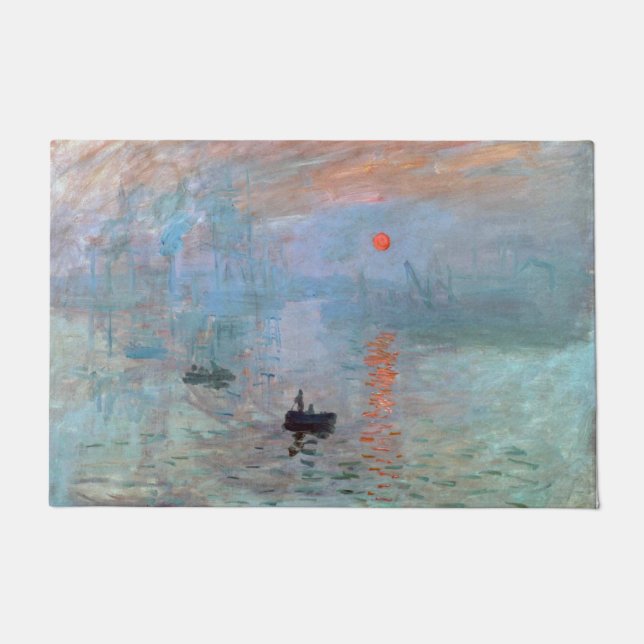 Paillasson Impression, lever de soleil, Claude Monet (Devant)