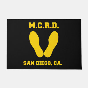 PAILLASSON IMPRIMANTES DE PILOTES MCRD SAN DIEGO SUR NOIR