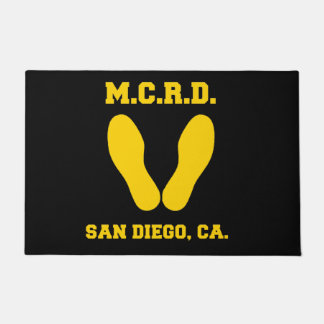 PAILLASSON IMPRIMANTES DE PILOTES MCRD SAN DIEGO SUR NOIR