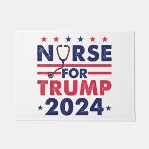 Paillasson Infirmières Rétro Pour Trump 2024 Drapeau Amérique