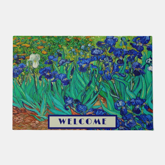 Paillasson Irises Vincent Van Gogh (Devant)