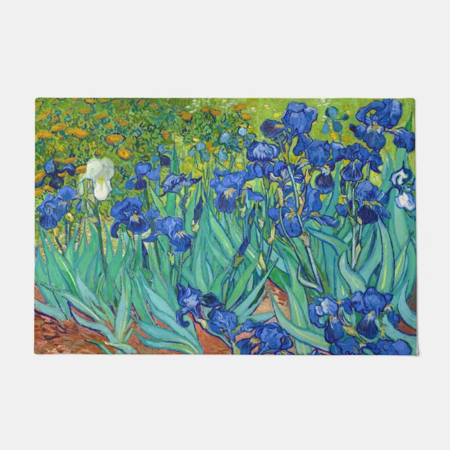 Paillasson Irises, Vincent van Gogh (Devant)
