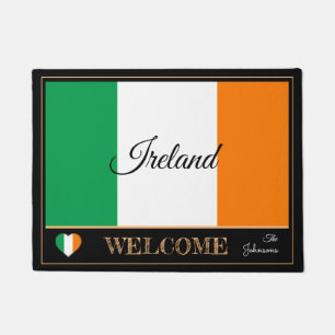 Paillasson Irlande et Irlande Flag house mats/sports Welcome