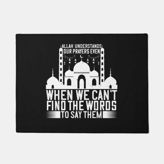 Paillasson Islam - Allah Understands Our Prayers (Devant)