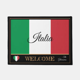 Paillasson Italie & Italie Pavillon de paillasse / sports Bie