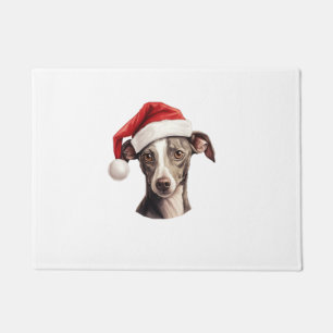 Paillasson Italien Greyhound Santa Hat Sweat de Noël animal