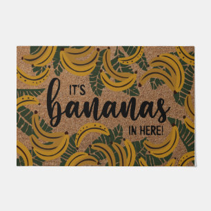 Paillasson It's Bananas I'm Here Doormat, Funny Bananas Rug