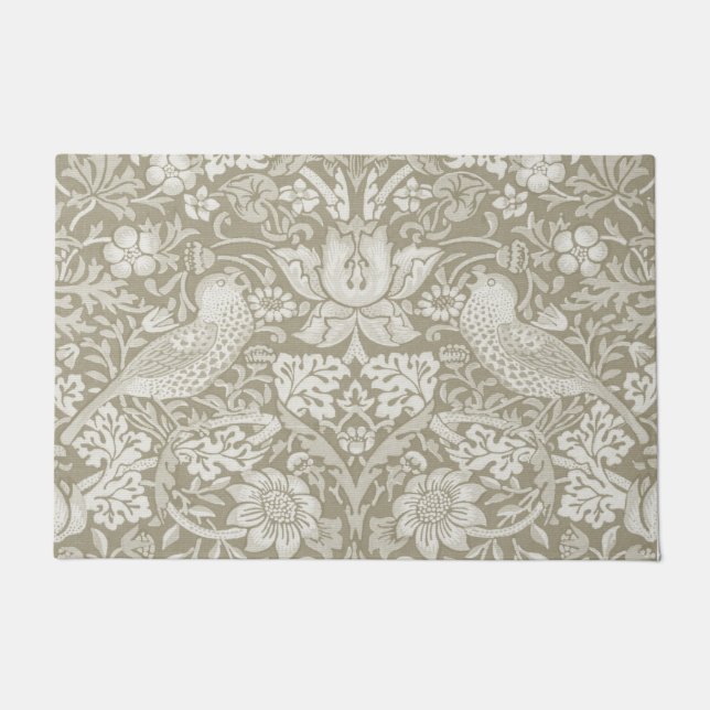 Paillasson Ivory, Thief fraise, William Morris (Devant)
