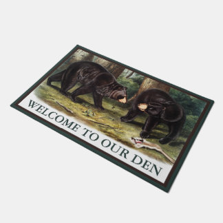 Paillasson J.W. Audubon - Ours Noir Ursus Americanus