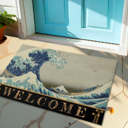 Paillasson Japon, Grande Vague au large de Kanagawa Tapis, Ka