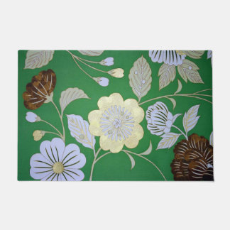 Paillasson Japonais KIMONO Textile, motif floral