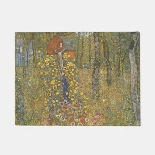 Paillasson Jardin agricole avec Crucifix (par Gustav Klimt)