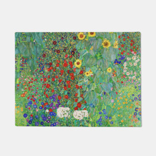 Paillasson Jardin Agricole Gustav Klimt Avec Peinture De Fleu