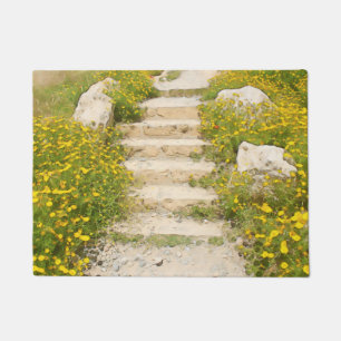 Paillasson Jardin aquarelle