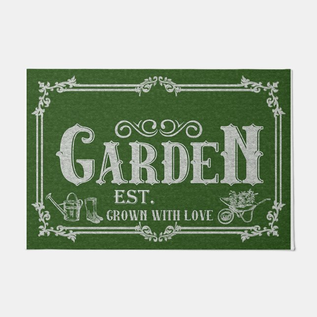 Paillasson Jardin Cultivé Avec Amour (Devant)