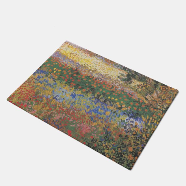 Paillasson Jardin de fleurs - Vincent van Gogh (Incliné)