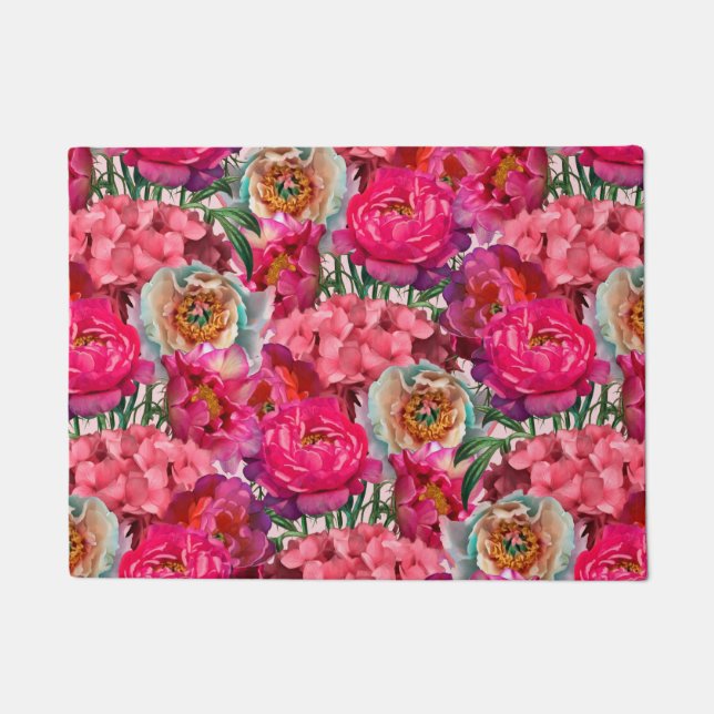 Paillasson Jardin fleuri romantique (Devant)