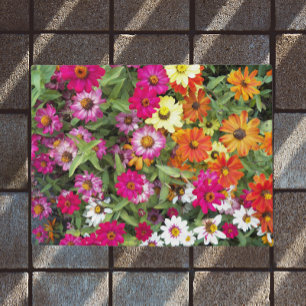 Paillasson Jardin floral de Zinnia