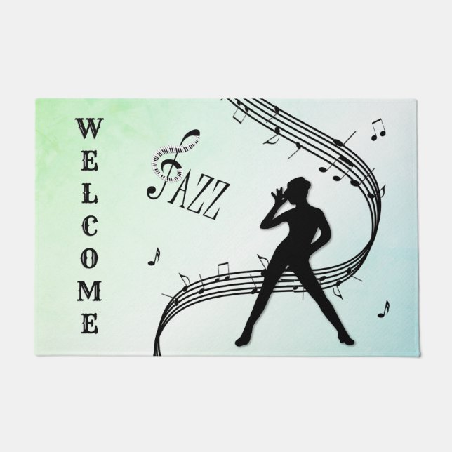 Paillasson Jazz Dance Green Music (Devant)