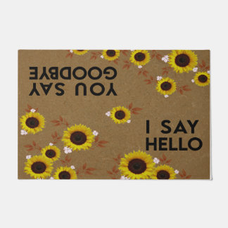Paillasson Je Dis Bonjour, Vous Dites Adieu Mat, Mignonne Tou