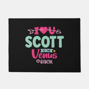 Paillasson Je t'aime Scott Valentines