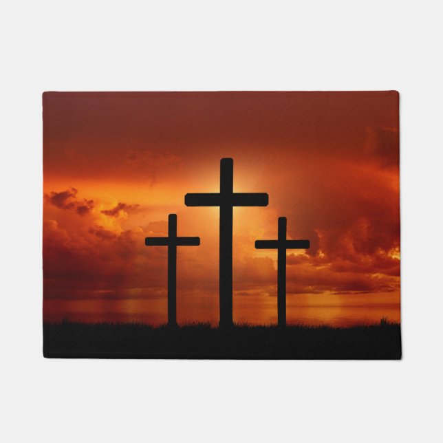Paillasson Je vis de la foi par Jésus-Christ (Devant)