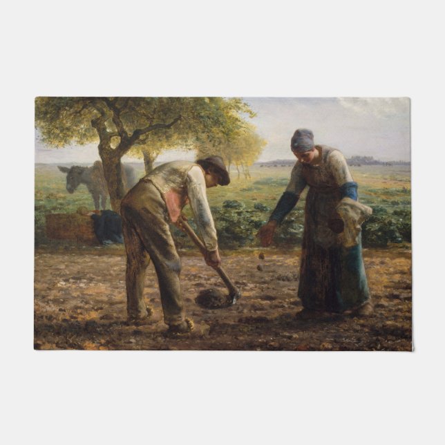 Paillasson Jean-François Millet - Planteurs de pommes de terr (Devant)