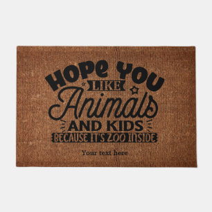Paillasson J'espère que vous aimez les animaux