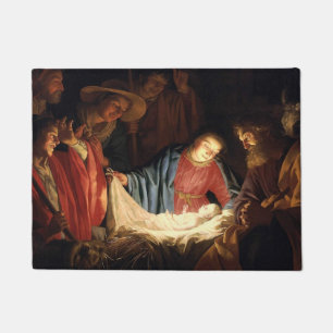 Paillasson Jésus Christ est né à Noël