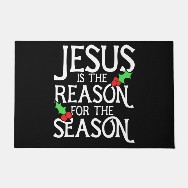 Paillasson Jésus est la raison de la saison (Devant)
