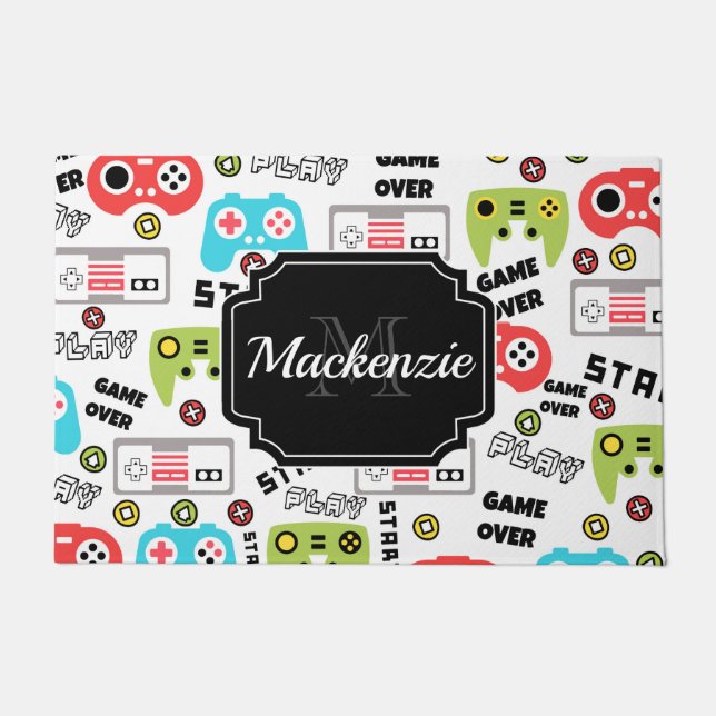 Paillasson Jeu vidéo Retro (Devant)