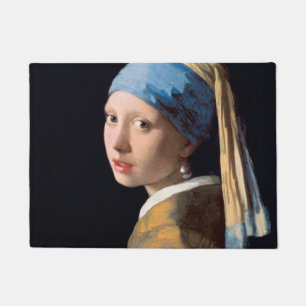 Paillasson JOHANNES VERMEER - Fille avec une boucle d'oreille