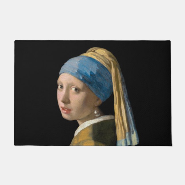 Paillasson Johannes Vermeer - Fille avec une oreille perle (Devant)
