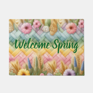 Paillasson Joie de Pâques de printemps (Bienvenue le printemp