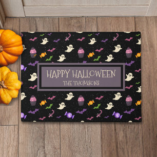 Paillasson Joli Halloween noir couleur mignonne