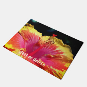 Paillasson Joli Hibiscus Flower Petals Personnalisé