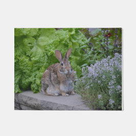 Paillasson Joli Lapin Dans Le Jardin