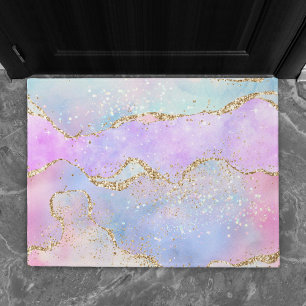 Paillasson Joli Pastel Agate Aquarelle de la veine Parties